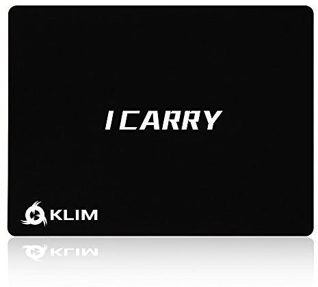 KLIM I Carry Hochwertiges Mousepad - rutschfest - Extrem Glatt - Langlebig - Perfekte Präzision für Gaming - 32 x 27 x 0,3 cm