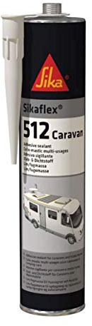 Sika Sikaflex-512 Caravan Sealant and Adhesive, White, 300ml