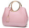 AlwaySky Damen Handtaschen, Damen Top Griff Taschen, Lackleder stilvolle Tote Schultertasche Handtasche für die Arbeit, Hochzeit, Einkaufen, Dating Rosa