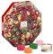 Yankee Candle set regalo Calendario dell'Avvento con 24 tea light profumate e 1 supporto per tea light in vetro, confezione regalo festiva a forma di ghirlanda
