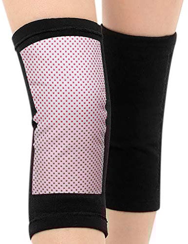 IBLUELOVER Self Heating Knee Brace Pad Knee Warmers Winter Thermal Compression Knee Wrap Sleeves Magnets Therapy Knee Heating Pad for Arthritis, Joint Pain Relief, Sports Injury Recovery, 1Pair