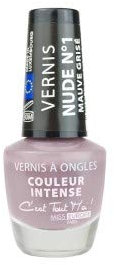 Miss Europe Nagellack, Nr. 1, Malve, grau