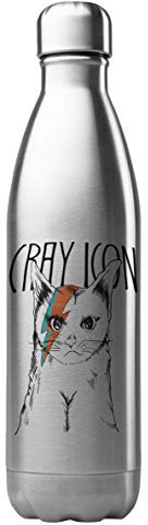 Bouteille Isotherme Personnalisée 500 ml – Acier Inoxydable – Gourde Performance – Cadeau Unique illustration, chat – Fabrication Française (N°15)