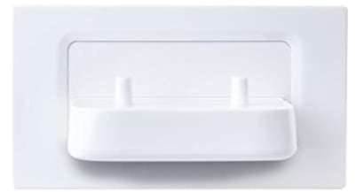 in-Wall Twin Electronic Toothbrush Charger by ProofVision Compatible with Oralraun Electric Toothbrushes. Fascia Plate in a 3 Colour Choices (Charger)