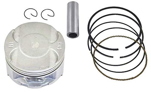 XIOSOIAHOU Segment de Piston Jeu de kit de Piston de Moto adapté à la Hauteur Honda AX-1 NX250 KW3 NX 250 Paille Taille 70.25mm +25