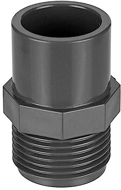 REKUBIK PVC-U Reduzierring Klebemuffe x Außengewinde Größe 25/32mm x 3/4 AG