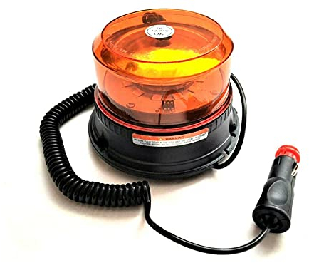 MelTruck® Warnleuchte Magnet 12 LED 12V 24V Rotation Zwei Blitz Sechs Blitz