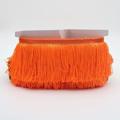XIUPO 9/15/20/28cm Quaste Fransen Besatz Polyester Lange Fransen Nähen für Kleidung Kleid Vorhang Tape Quasten für Bastelzubehör