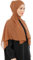 Ayisah Kopftuch Damen Hijab - Chiffon Hijab Kopftuch Für Damen - Moderne Muslimisch Chiffon Hidzab Tuch Schal Kopftucher Hellbraun
