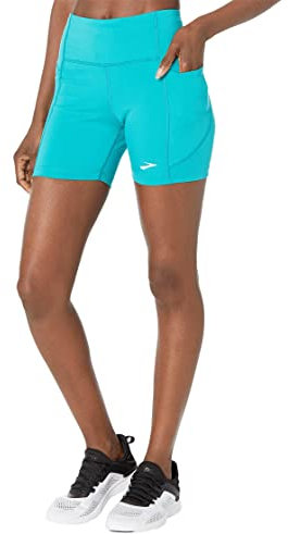Brooks Moment Collants courts 12,7 cm, Vert Nil., Taille XL
