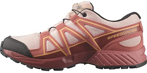 Salomon Speedcross Climasalomon Waterproof Unisex wasserdichte Kinderschuhe, Wandern Laufen, Präzise Passform, Grip, Praktischer Komfort, English Rose, 38