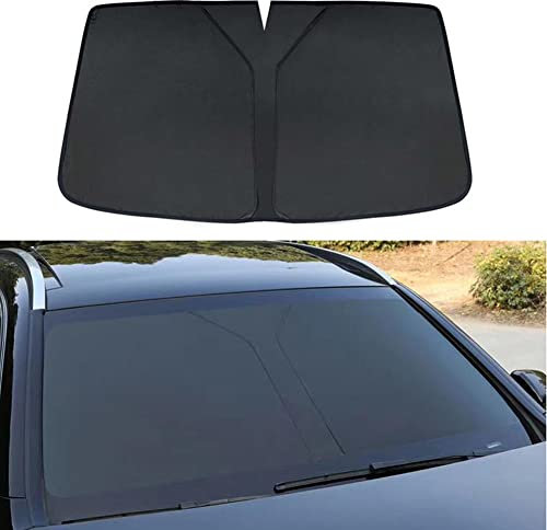 LUKBUT Parasol Plegable para Coche, Apto para Audi A6 C7 Avant 2011-2018, Protección Solar, Bloquea hasta 60% de Energía Solar