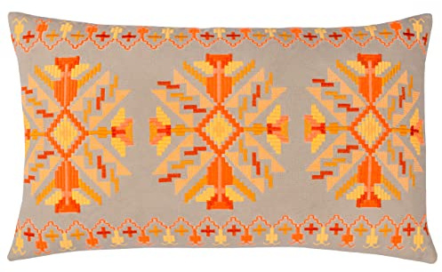 furn. Kalina Feather Filled Cushion,Orange,35 x 60cm