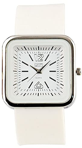 Eton Ladies Square Silicon Strap Watch 2897