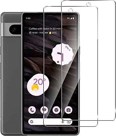 Tieeyivv Verre Trempé Compatible avec Google Pixel 7A Film Protection écran Protecteur Couverture Complète Sans Bulles d'air Ultra Résistant HD Transparent Dureté 9H Glass