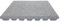 TOPRUBBER Fallschutzplatte 50x50x4 cm Grau Gummiplatte Fallschutzmatte Spielplatzmatte
