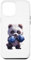 Hülle für iPhone 14 Plus Wütender Pandabär Boxer Boxkampf Ring Kämpfer Panda Bär