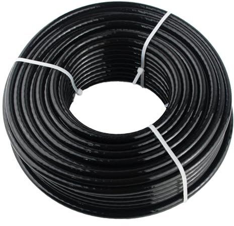 FOLUXING Cavo per puleggia da 2,5 m, cavo in acciaio per palestra fai da te, ricambio per macchina per cavi a puleggia, rivestito in TPU, spessore 6 mm