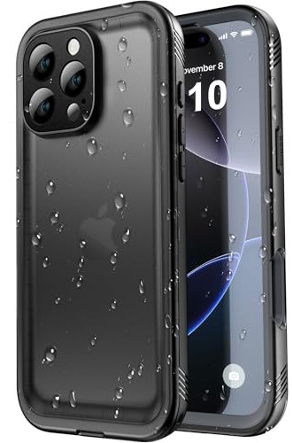 SPORTLINK for iPhone 16 Pro Waterproof Case - Shockproof Heavy Duty Front and Back Cover [Built in Screen/Camera Protector] 360 Full Body Protective [Dustproof][IP68 Underwater] Military Bumper-6.3