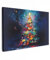 MuchoWow© Weihnachtsdeko Wandbilder Groß 120x80 cm XXL Wohnzimmer Wanddeko Schlafzimmer Weihnachtsgeschenke Zimmer Deko auf Wand Dekoration Wall Art Geschenke Weihnachtsbaum - Weihnachten - Farbenfroh