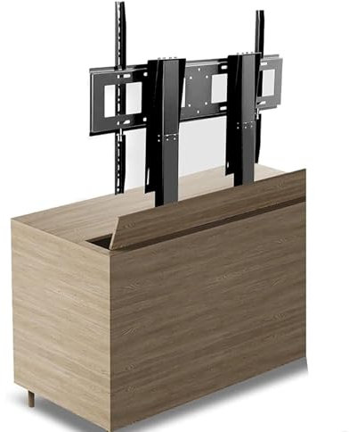 IUokLU Motorisierte TV-Halterung motorisierter TV-Lift elektrischer Teleskop-TV-Lift mit automatischem Hub höhenverstellbarer TV-Ständer,1205–2705 m für Fernseher 55–120 Zoll