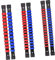 NUOBESTY Toolbox Socket Organizer Socket Holder Rails Set 1/4'' 1/2'' 3/8'' Organizer for Tool Box Wall Mount