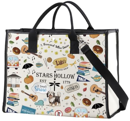 Einkaufstasche mit Sternenmotiv, Motiv: Libelle, Motiv: Lorelei Rory Fans, Stars 1779 Tote2, medium