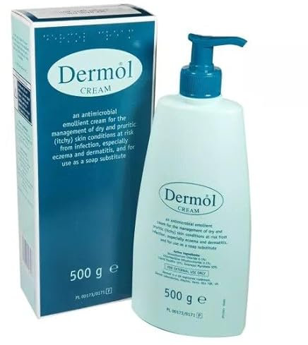 Moisturising Cream as Soap Substitute for Dry and Itchy Skin, or Irritated Skin Cream, 500ml (Single Pack)