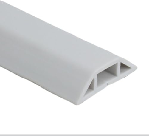 Heavy Duty Floor Cable Protector Cover 1 Meter Long Rubber Cable Ducts 40mm 50mm Soft PVC Cable Protector