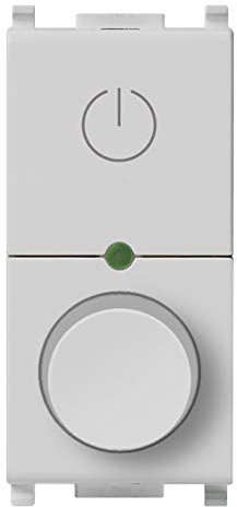 Dimmer rotativo universale MASTER 230 V, argento