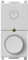 Dimmer rotativo universale MASTER 230 V, argento
