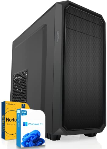 SYSTEMTREFF PC de Bureau Intel Core i5-12400 6x4.4GHz | UHD 730 | 512Go M.2 NVMe | 16Go DDR4 RAM | Windows 11 | Ordinateur de Bureau Silencieux avec WLAN pour Usage Professionnel multimédia