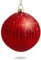 Sikora Highlights 4er Set ausgefallene Christbaumkugeln aus Glas Rot 8cm, Farbe/Modell:Modell Helsinki rot, Höhe in cm:8 cm