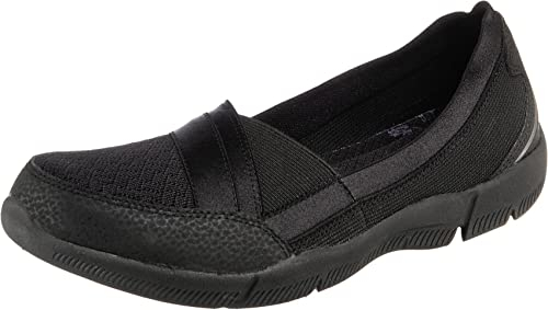 Skechers Damen Be-lux Daylights Mary Jane Halbschuhe, Black Mesh Durabuck Trim, 37 EU