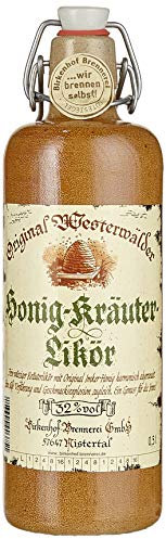 BIRKENHOF Brennerei | Honig-Kräuter Likör | (1 x 0,5l ) - 32 % vol.