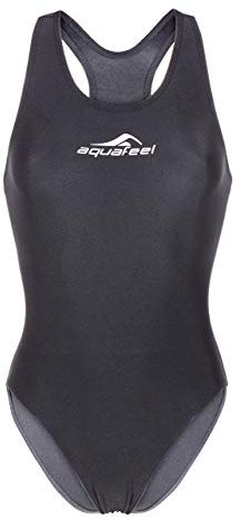 Aquafeel Mädchen Badeanzug, schwarz