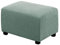 SHUOJIA Stretch Ottomane Bezug Ottomane Schonbezug Sofabezug Hocker Protector Aufbewahrung (Mint Green,M)
