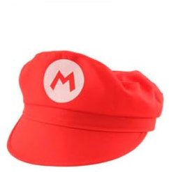 DISBACANAL Mario-Mütze für Erwachsene