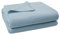 Zoeppritz Decke in der Farbe: Blau, aus 65% Polyester, 35% Viscose hergestellt, Größe: 160x200 cm, 103291-520-160x200, 520 Azur