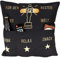 KAMACA Originelles Dekokissen Kissen mit 3 Taschen zum selber Befüllen Größe 43x43 cm tolles Geschenk (Bester Opa)