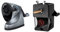 Westcott E-16549 00 iPoint ClassAct Titan Nitrid beschichteter manueller Anspitzer, grau & Anspitzer, Manuelle Spitzmaschine mit Auffangbehälter für Stifte von 7-12 mm, schwarz, E-14216 00