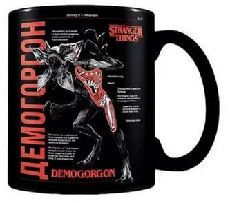 Pyramid International Stranger Things 4 Tasse à Changement de Chaleur « Anatomie d'un Demogorgon » – Design activé par la Chaleur pour Les Fans – 312 ML – Taille Unique