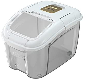 Wisboey 5KG Cuisine Conteneur Seau Anti-Insectes éTanche à L'Humidité BoîTe à Riz Grain Scellé Pot Stockage à Domicile Pet Chien Nourriture Magasin BoîTe-A