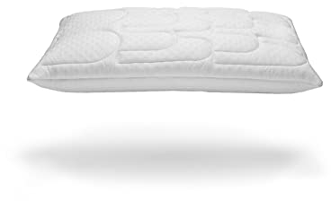 FABE | Latexkissen (mittel), Kissen aus Latex, Kissenbezug aus Stoff mit Tencel™-Garn, atmungsaktiv und leicht, 40 x 70 x 14 h, 2000 g