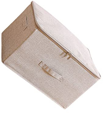 IOIUSKKU Scatola porta abiti Porta abiti Contenitori portaoggetti Custodia organizer, Beige, 45 x 35 x 25 cm, Lunghezza
