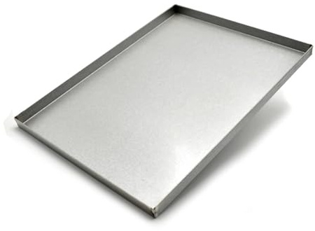 SENO & SENO Pizzaform | Backen Pizza, Brot, Kekse und andere Brot, rostet nicht im Gefrierschrank oder in Kühlschrankzelle | hohe Wärmeleitfähigkeit (Pizza, aluminiertes Blech, 60 x 50 x 2)