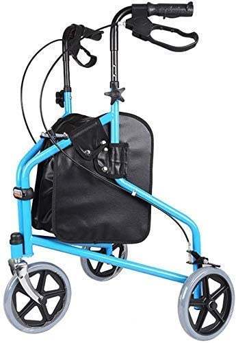 HHUARI Gehhilfe für Senioren Leichter Rollator 3-Rad-Gehhilfe Cruiser Mobilität Gehhilfe Gehhilfe Rollator Gehhilfe, langlebige Mobilitätshilfe The New