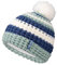 Trollkids Girls Hallingdal Bobble Cap 54, Frosty Mint