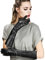 QECEPEI Damen lange Lederhandschuhe, Winter, Touchscreen-Oper, Abendkleid, Fahrerhandschuhe - Schwarz - Klein