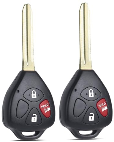 SUPALAND Chiave telecomando di ricambio per Toyota 4Runner 2010 2011 2012 2013 2014 2015 2016 2017 2018 / Rav4 2010-2012 / Yaris 2012-2014 Chiave telecomando di ricambio HYQ14 2BBY 89 Chip 070-35170 G